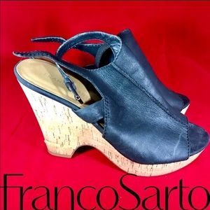 NWOT | Franco Sarto | 5" Cork Platform Sandals